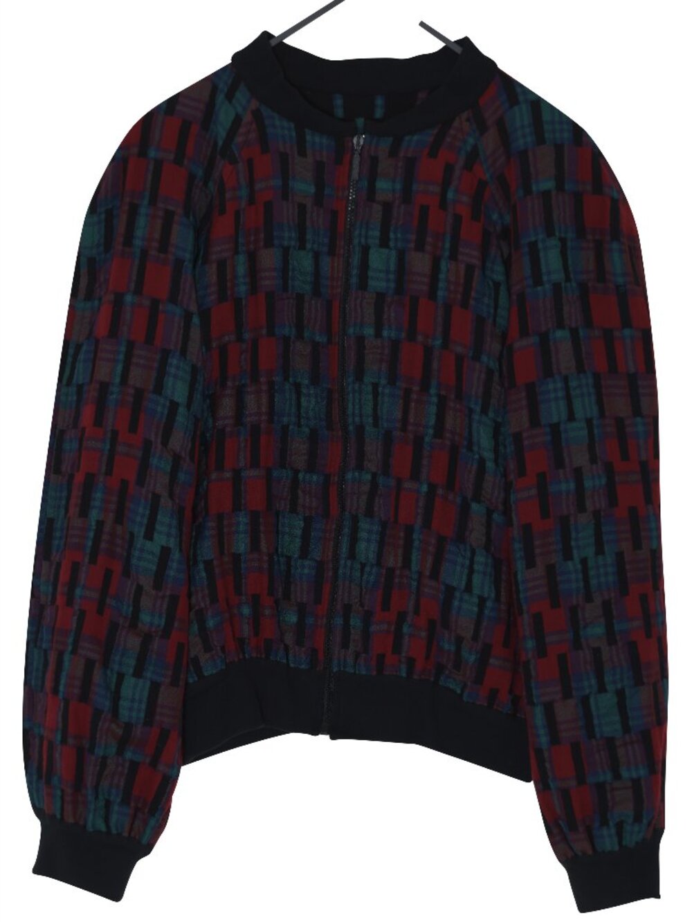 1985–1995, Patchwork Plaid Composite Bomber Jacket